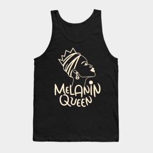 Melanin Queen Silhouette Tank Top